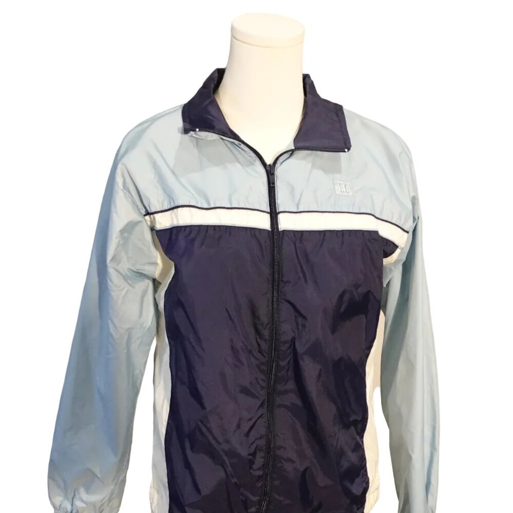 Wilson Colorblock 90s Women's Vintage Windbreaker Jacket (M)